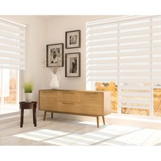 위즈덤 국내제작 소프트 화이트 기본 콤비블라인드 깔끔하고 세련된 디자인 햇빛 차단 OK 브라인드/커튼/커텐