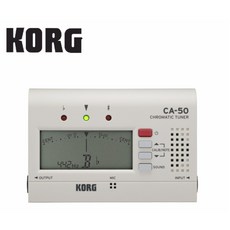 KORG CA-50 半音數位調音器，適用於吉他、貝斯、烏克麗麗等樂器調音, 1個, CM300 拾音夾