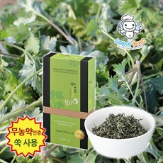 자연담은 거문도 해풍쑥 쑥차 무농약인증 쑥사용