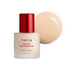 TIRTIR Mask Fit Red Foundation 亮澤長效水潤遮瑕粉底液, 1個, 17N Vanilla -現, 17N Vanilla