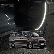 자이포라 LED 웰컴등 도어 비상 경고등 야간 현대 안전 도어스팟램프, LED바만 추가(부속품X) 웜화이트1M