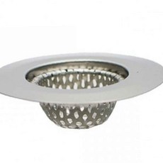 스테인리스 배수구망 중형 싱크대 거름망 주방 하수구 막힘방지 청소 간편교체, 상세페이지 참조