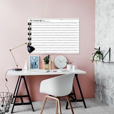 아이씨엘디자인 2025 포스터 캘린더, 블랙, 1개