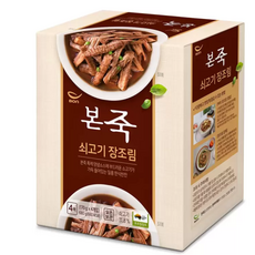 본죽 쇠고기 장조림 170g, 4개