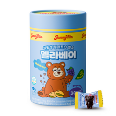 식물성 어린이 멜라토닌 젤리 멜라베어, 1박스, 30정