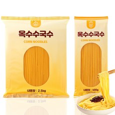 옥수수국수 100%옥수수가루 웰빙 저칼로리 건강간편요리, 400g, 40개