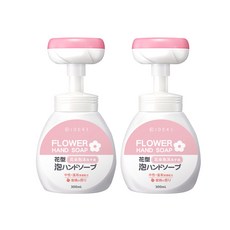 JOEKI花型泡泡洗手乳 蜜桃香 溫和潔淨 花朵造型按壓, 2件, 300ml