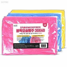 코리아하우스 극세사 바둑 행주 30x40 10P 옐로우 잔사없는걸 자취방청소 가성비주방용품, 상세페이지 기재