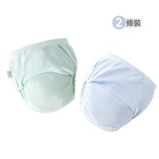 寶寶訓練褲a類棉夏季透氣可洗紗布兒童內褲女童戒尿褲嬰兒尿布褲, 1個, NK2170綠色+藍色(到手2條)