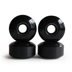 52*32mm 스케이트보드 하드 휠 고급형 트릭 주행 슬라이드 알리, 블랙(4개)