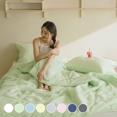 아망떼 시어서커 리플 슬림 여름 차렵이불 SS