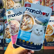 貓咪餐包 - 真肉製成 寵愛貓咪, 1個, 萌啾餐包-真肉煲白身鮪魚+鮮蝦70g