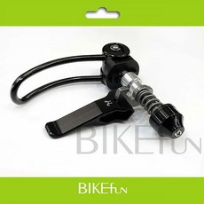 BIKEfun Brompton 快拆座管束，鈦合金彈簧，鋁合金避震勾, 1個, NYC edition color螢光綠
