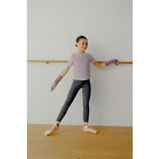 [국내배송] 자라 ZARA 더블 발레 티셔츠 - 로즈핑크 937966