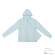 YWstore 자외선차단 후드집업 L 스카이 운동자켓