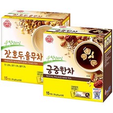 + 15T 궁중한차 오뚜기 잣호두율무차, 단일, 1개