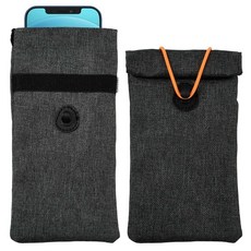 AuMoHall 휴대폰용 EMF 차단 백 2개 휴대폰 및 차량용 패러데이 백 키 신호 보호 차단 RFID 차단 파우치 도난 방지 프라이버시 보호 슬리브, AuMoHall 휴대폰용 EMF 차단 백 2개, 휴대폰