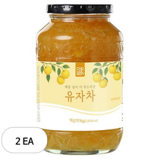 초록원 배를 넣어 더 부드러운 유자차, 2개, 1개입, 1kg