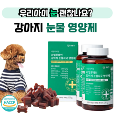 펫생각 강아지 눈 영양제 눈건강 눈물자국 백내장 녹내장 예방, 2개