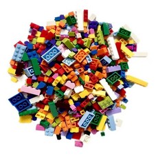 小顆粒散裝積木 多彩益智拼砌積木玩具 兒童啟蒙玩具, 多色混合, 1個