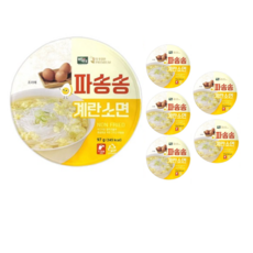 [정연푸드] 백제 파송송 계란소면 (실온), 6개, 97g