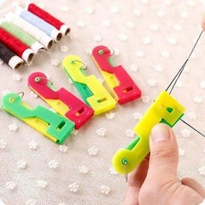穿針引線器 老人自動穿針器, 1個, 多功能穿針器 穿針沒煩惱+方便實用,穿針神器： 3件裝 穿針塊+好用