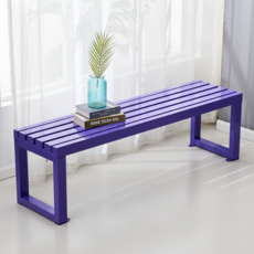 피피포피 컬러 야외벤치 실내벤치 공원 정원 철제 카페 대기 의자 놀이터 벤치의자, 퍼플