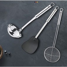 WMF Profi Plus 不鏽鋼鍋鏟湯杓組 (不沾鍋適用、耐熱), 1個