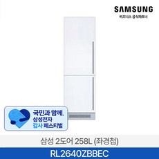 [사업자전용/삼성설치] 258L 콤비 냉장고 RL2640ZBBEC 2도어 좌경첩 좌측열림 빌트인가능 원룸 오피스텔 사무실 자취방 상냉장 하냉동