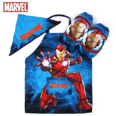 성창 아이언맨 앞치마 토시두건 3종 세트 eso*4798rL