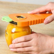 뚜껑 오프너 따개 만능 오렌지 열기 캔 병 통조림 64201pc 1(pc), 색상, 1개