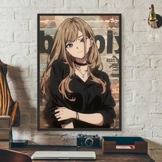 비스크돌굿즈 비스크돌포스터 키타가와마린 인테리어소품, 19, 20x30cm