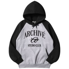 브랜드정품 어나더 아카이브 ANOTHER ARCHIVE 래글런 에이스텔라 후드티_그레이 254023