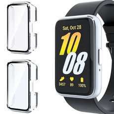 아이비온 갤럭시핏3 풀커버 보호 케이스 2개입, 클리어 + 클리어