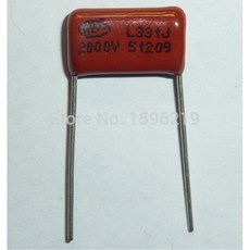 100pcs CBB 커패시터 331 2000V 331J 2KV 330pF 0 33nF P15 CBB81 메탈 폴리 프로필렌 필름, 12411210 콘덴서 마이크 100개 CBB 331