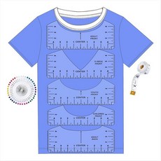 비닐 정렬을위한 TSHIRT 통치자 안내서 중앙 디자인에 대한 티셔츠 통치자 측정 템플릿 공예 재봉 용품, 투명한