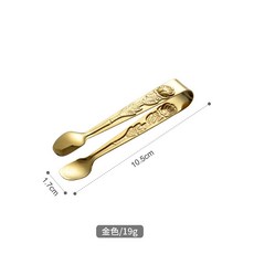 玫瑰花紋食物夾 糖夾, 1個