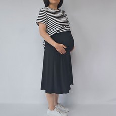 임산부 퓨어 롱스커트 임부복 롱치마