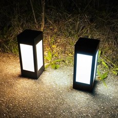 나이스조명 태양광 정원등 태양열 문주등 카페 데크등, 태양광 문주등, 연노랑빛