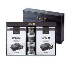 [광천김] 혼합세트 1호 파래 캔김 3캔 + 재래 전장김 10봉, 1