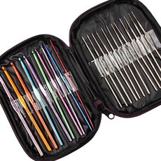 메탈 코바늘 세트 뜨개바늘 코바늘세트-22종, 1세트