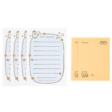 아트박스 바라씨 미니편지지, 단품없음, 단품없음, 상세설명 참조