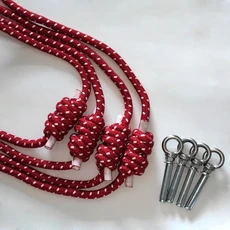 반중력 요가 해먹 리깅 키트 공중 원단 곡예 플라잉 스윙 세트 반전 슬링용 5 미터, 1개, 05 PY022