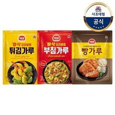 [사조대림] 튀김가루1KG x1개 +부침가루1KG x1개 +빵가루1KG x1개, 1kg, 3개