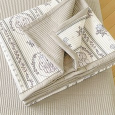 패드 침대커버 세트 두꺼운 매트커버 침구, 1개, 롱 노즈 엘리펀트