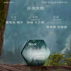 Nicor固體香膏 男士持久淡香 自然清新 隨身便攜 台灣出貨, 1個, 大地