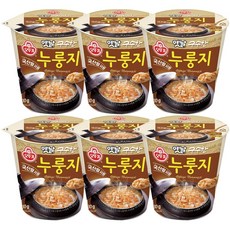 오뚜기옛날 구수한 누룽지 컵형, 60g, 6개