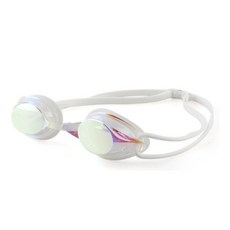 도미노스토리 수경 물안경 안티포그 미러코팅 uv차단 김서림방지, 레드, 1개