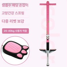 스카이콩콩 점핑 하중 유산소 콩콩이 다이어트 높이뛰기 어린이 밸런스점프볼 콩콩 캥거루, 카툰 국보 판다 프린세스 핑크, 1개
