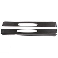 保時捷 718 Cayman Boxster 碳纖維迎賓踏板，真碳纖維門檻，完美密合，挑戰最低價, 正碳纖維（黑）